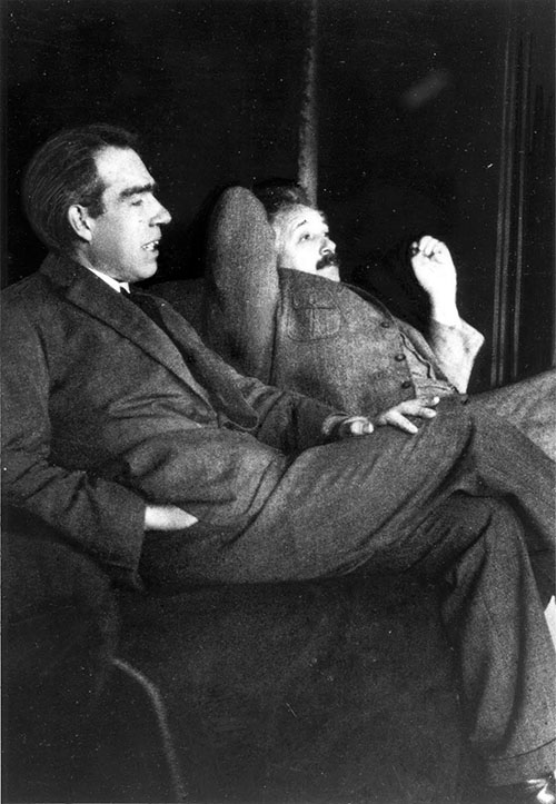 Niels Bohr & Albert Einstein