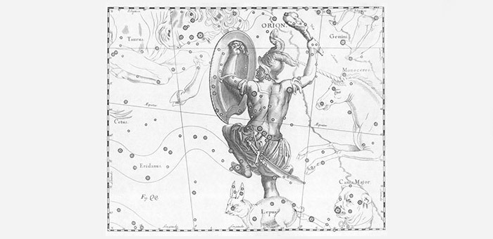 Orion constellation Hevelius
